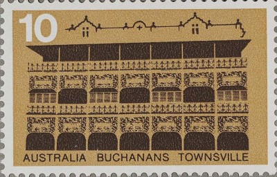 Buchanans Hotel stamp issued 1973
